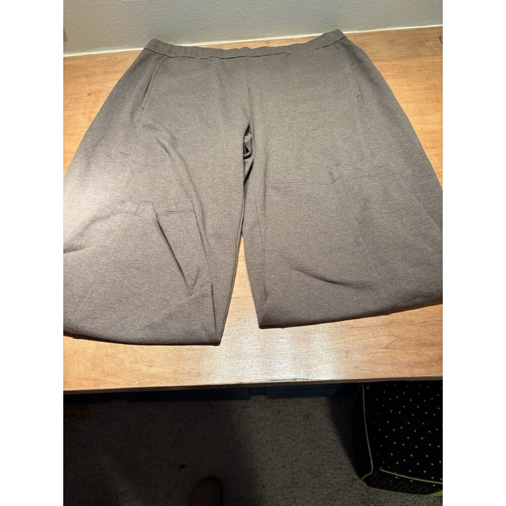 NWT Eileen Fisher Ankle Lantern in Graphite Gray Washable Stretch Pants XL